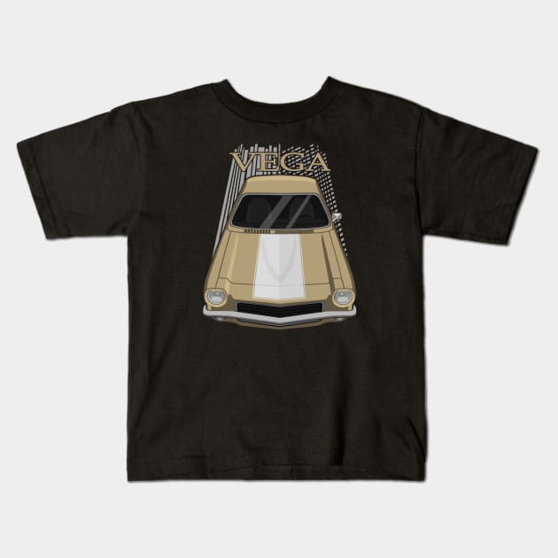 Chevrolet Vega GT 1971 - 1973 - light gold Kids T-Shirt by V8social